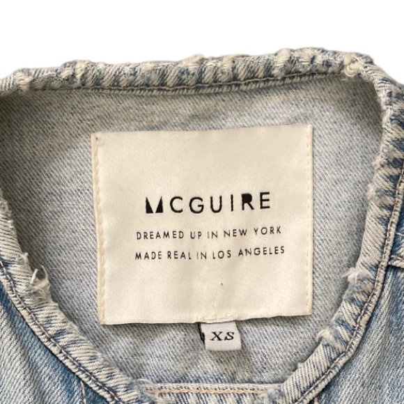 MCGUIRE Marfa Denim Jacket in Swiss Society Size XS - Picture 8 of 11